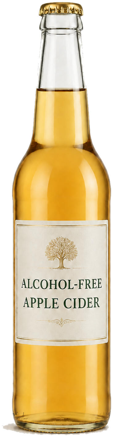 Alcohol-free cider can