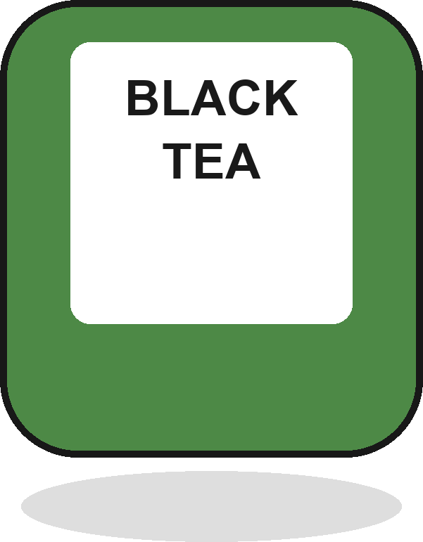 Black tea can