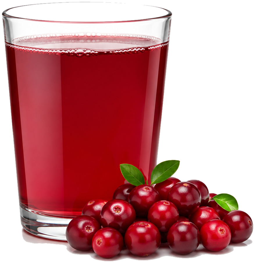 Cranberry juice drink can
