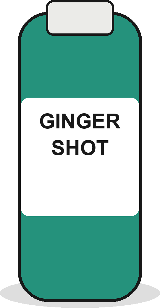 Ginger shot can
