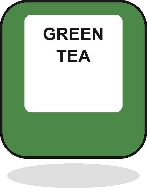 Green tea can
