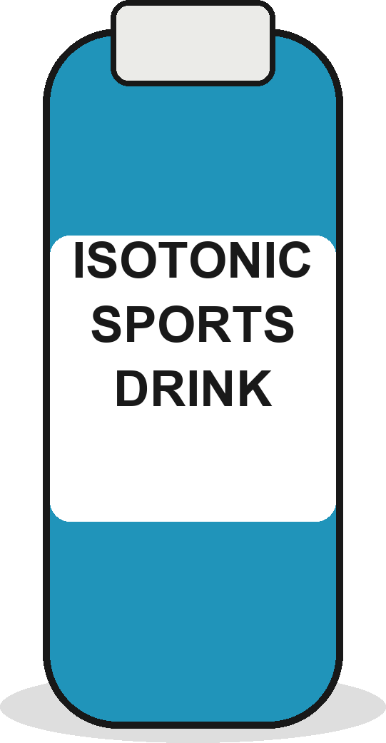 Isotonic sports drink can