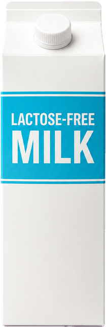 Lactose-free semi-skimmed milk