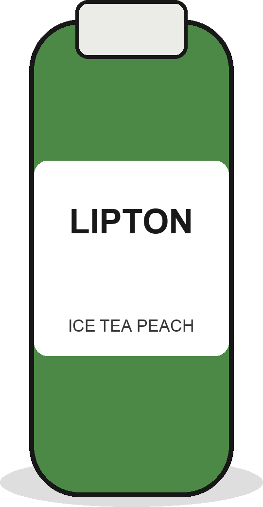 Lipton Ice Tea Peach can