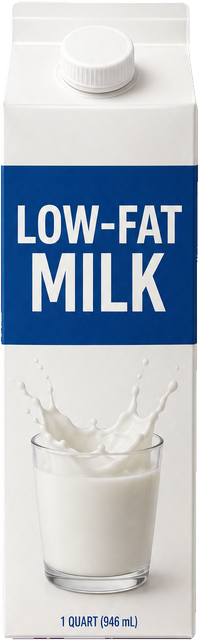 Low-fat milk