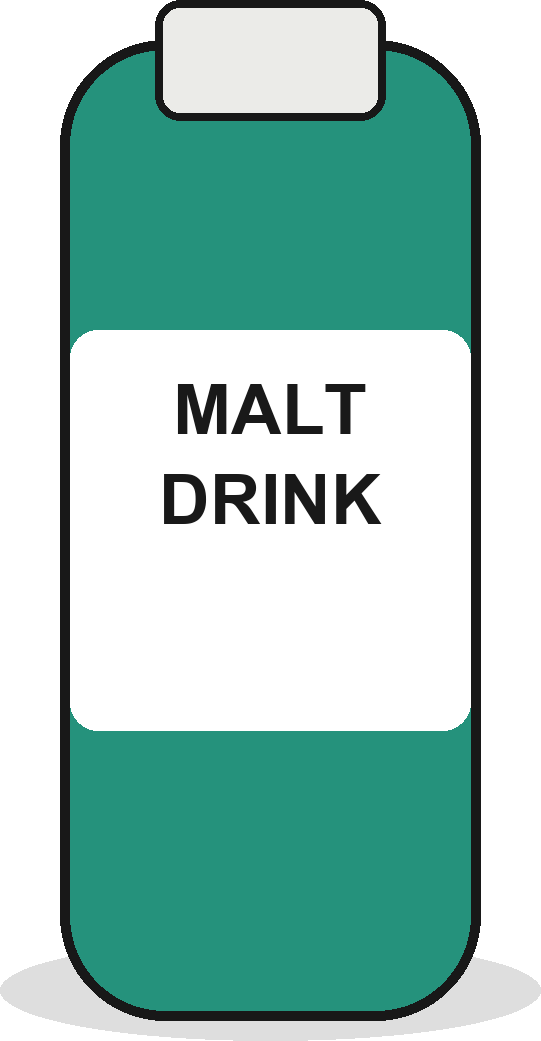 Malt drink can