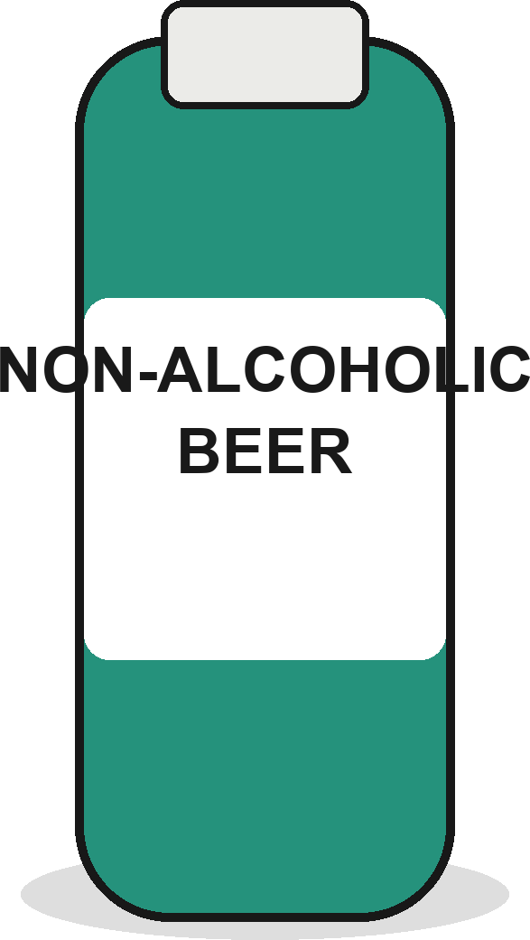 Non-alcoholic beer can