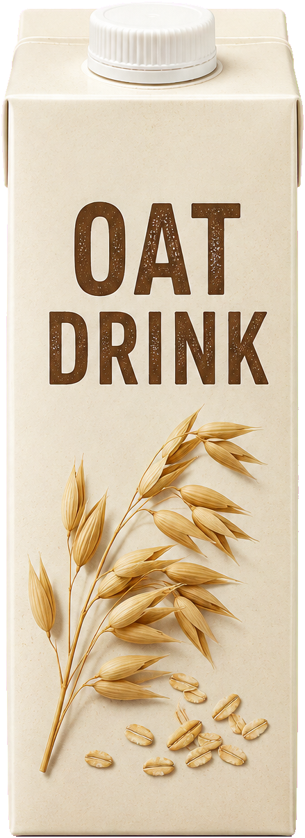 Oat drink can