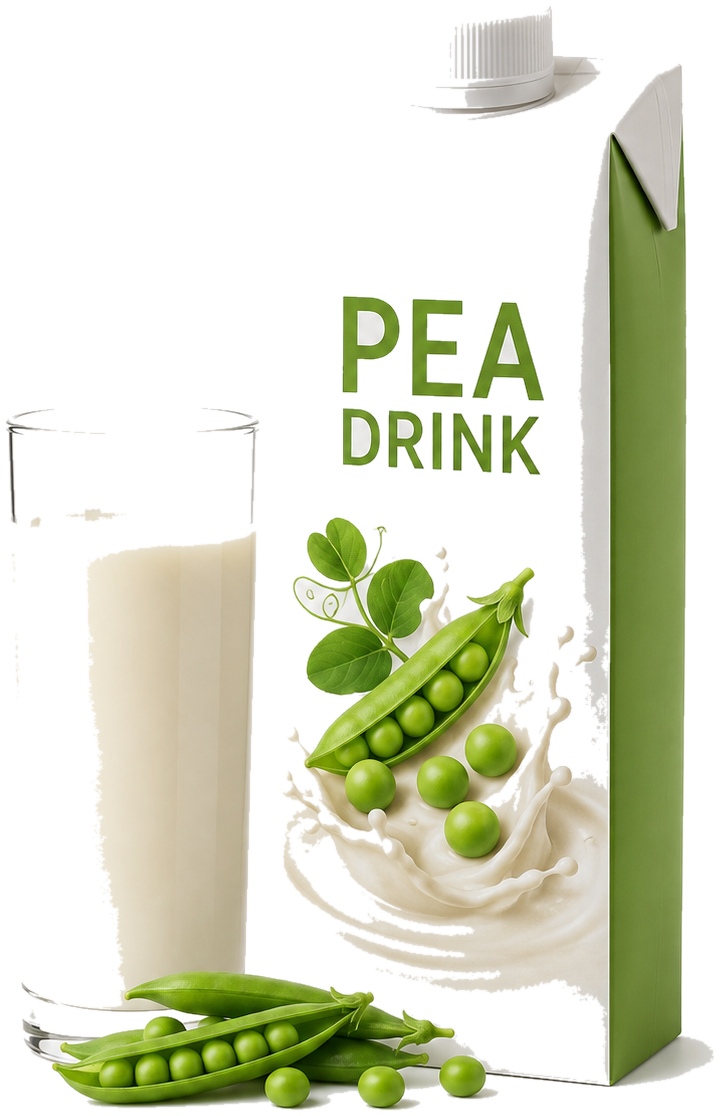 Pea drink can