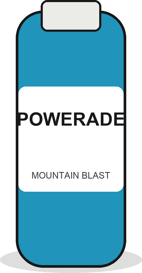 Powerade Mountain Blast can