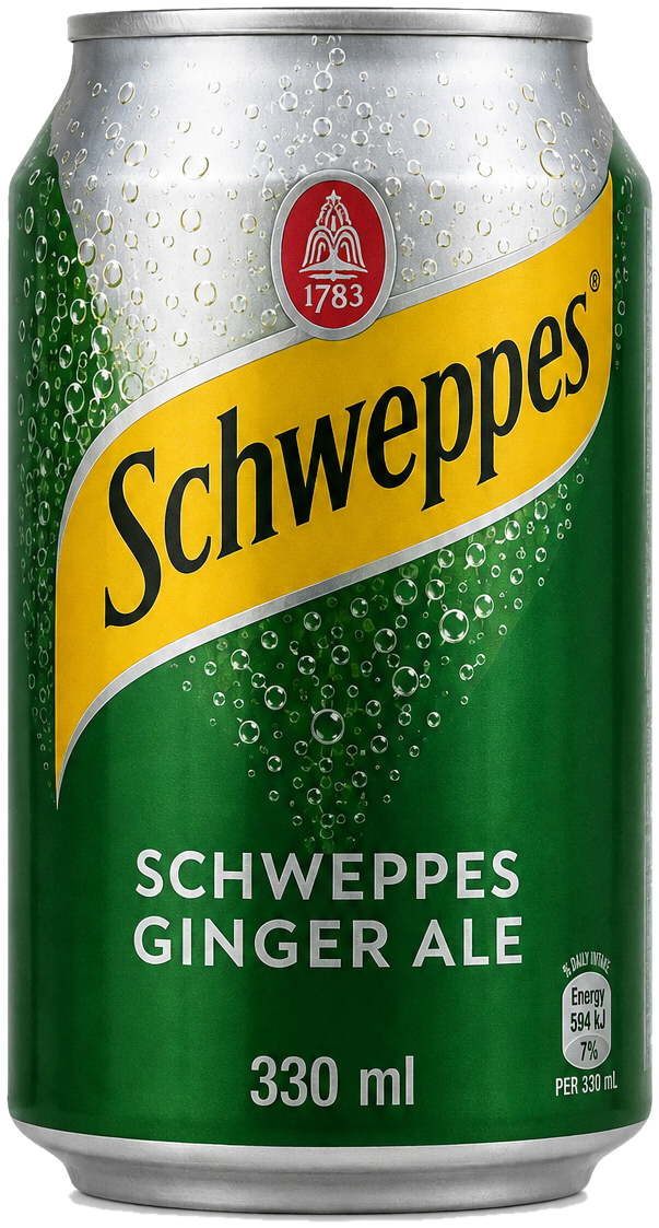 Schweppes Ginger Ale can