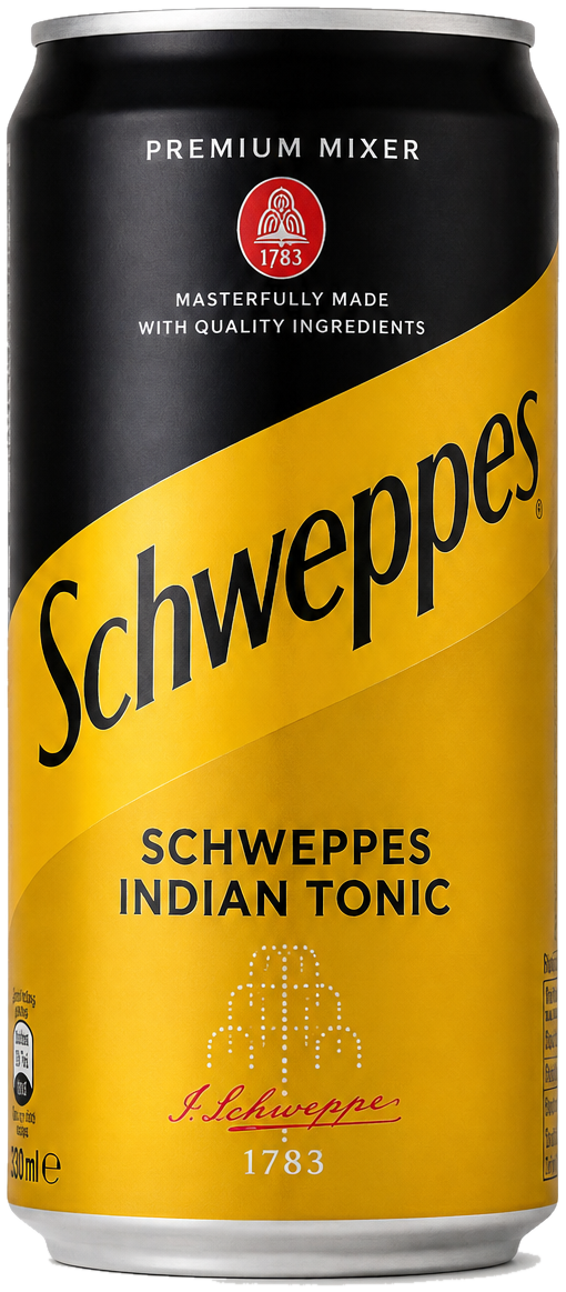 Schweppes Indian Tonic can