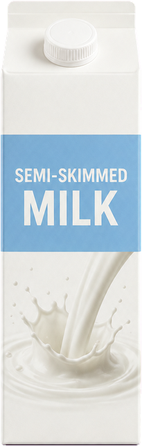 Semi-skimmed milk