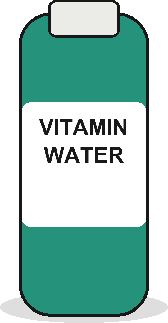 Vitamin water can