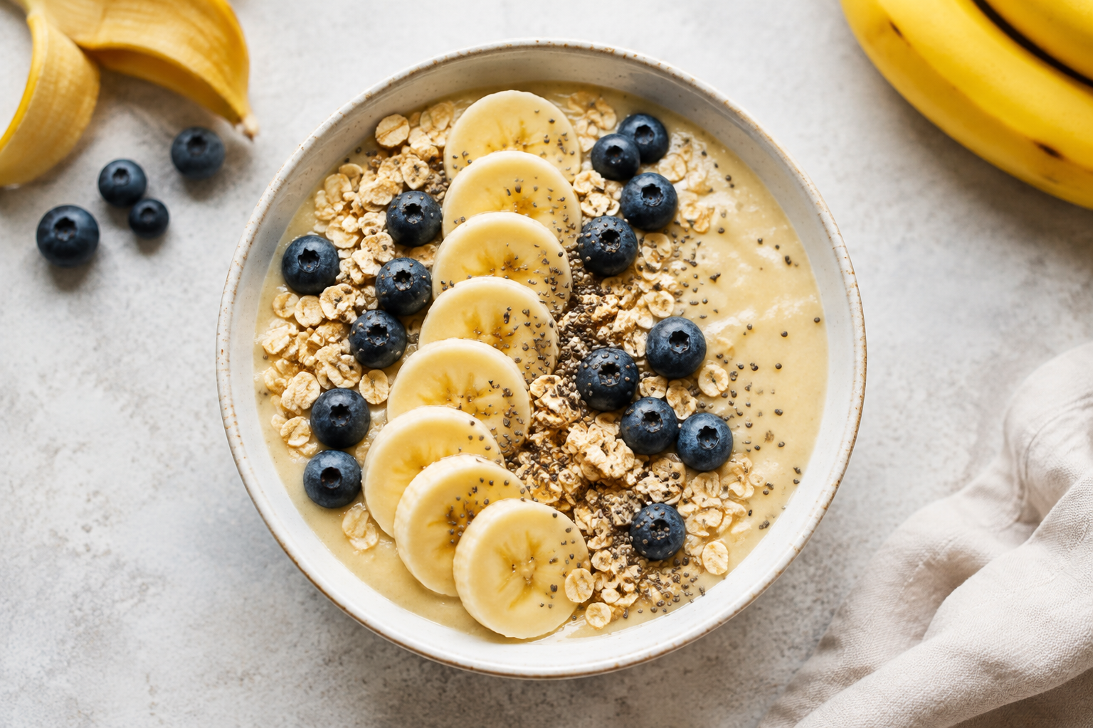 Banana smoothie bowl