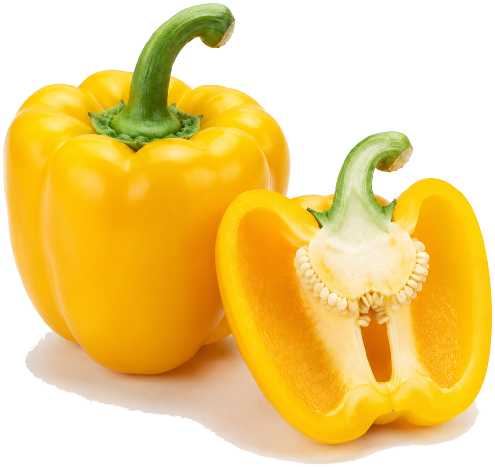 Yellow bell pepper can